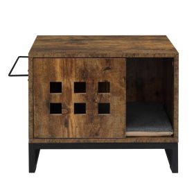 Cat Litter Box Enclosure Multi-functional Cat House Decorative Cat House Side Table Furniture Privacy Cat Hidden Washroom Cat Home Indoor Rustic