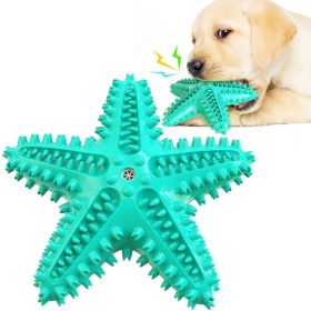 Dog Toy Molar Stick Leaking Food Dog Toothbrush (Color: Lake Blue, Type: Pet Toys)